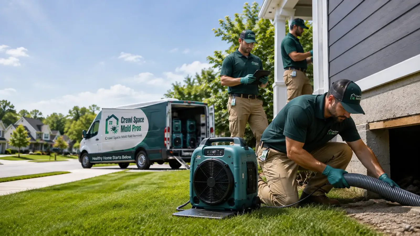 Crawl Space Mold Removal in Gladstone, IL